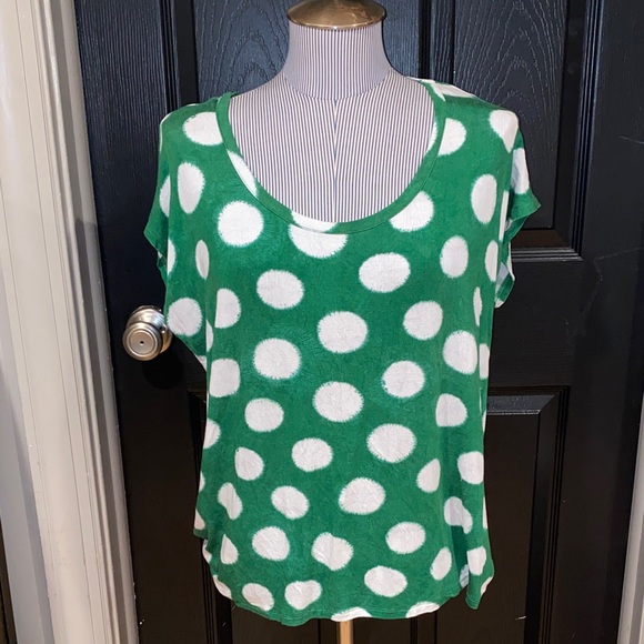 Michael Kors polka dot shirt Sz. L - Picture 1 of 7